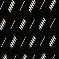 Antique Japanese Katagami Kimono Paper Stencil Katazome Diagonal Dash Line 4Y704