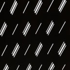 Antique Japanese Katagami Kimono Paper Stencil Katazome Diagonal Dash Line 4Y704