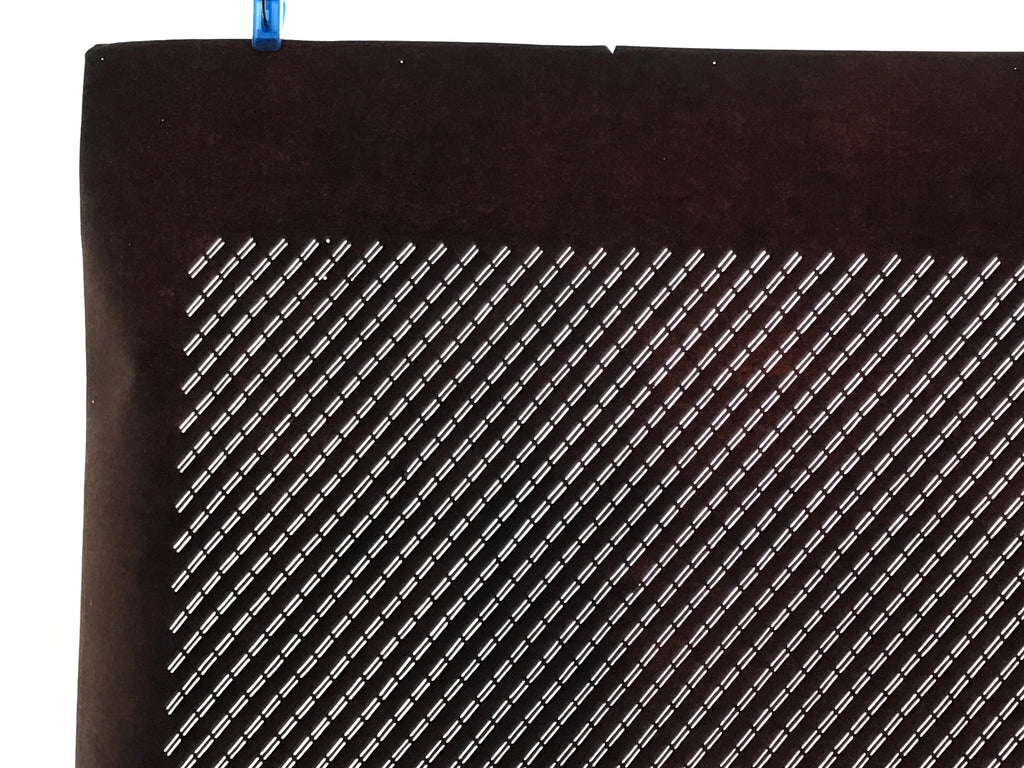 Antique Japanese Katagami Kimono Paper Stencil Katazome Diagonal Lines 4Y653