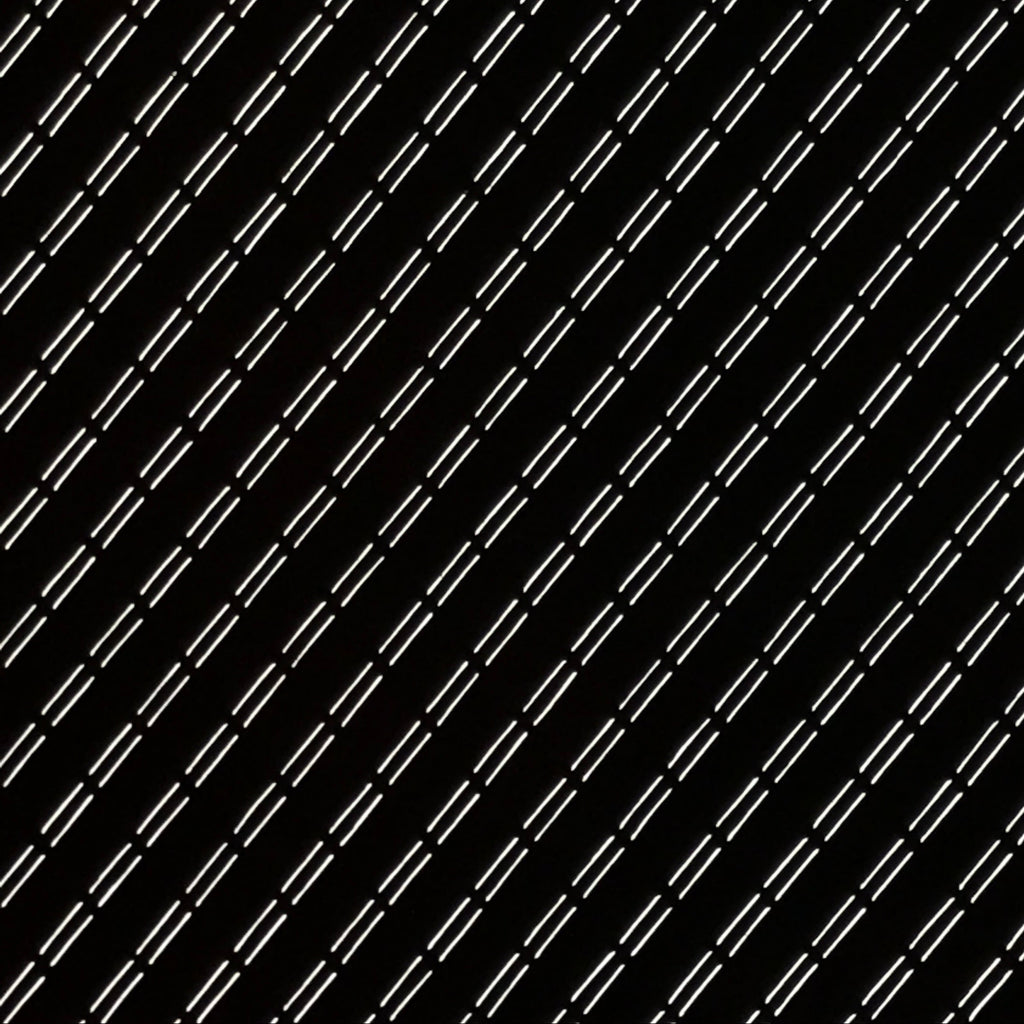 Antique Japanese Katagami Kimono Paper Stencil Katazome Diagonal Lines 4Y660