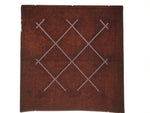 Antique Japanese Katagami Kimono Paper Stencil Katazome Diamond Dot Lines 4Y701