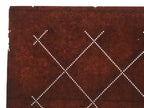 Antique Japanese Katagami Kimono Paper Stencil Katazome Diamond Dot Lines 4Y701