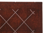 Antique Japanese Katagami Kimono Paper Stencil Katazome Diamond Dot Lines 4Y701