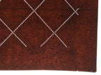Antique Japanese Katagami Kimono Paper Stencil Katazome Diamond Dot Lines 4Y701