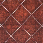 Antique Japanese Katagami Kimono Paper Stencil Katazome Diamond Dot Lines 4Y701
