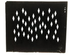 Antique Japanese Katagami Kimono Paper Stencil Katazome Diamond Pattern 4Y674