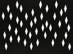 Antique Japanese Katagami Kimono Paper Stencil Katazome Diamond Pattern 4Y674