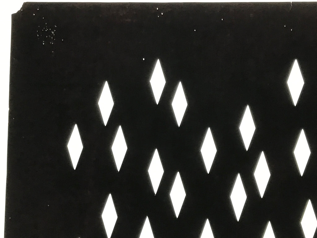 Antique Japanese Katagami Kimono Paper Stencil Katazome Diamond Pattern 4Y674