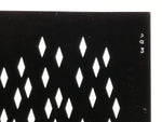 Antique Japanese Katagami Kimono Paper Stencil Katazome Diamond Pattern 4Y674