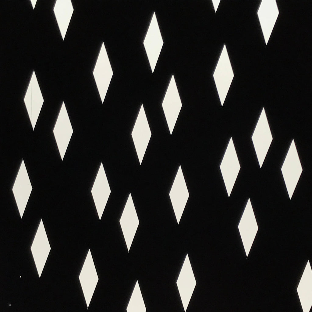 Antique Japanese Katagami Kimono Paper Stencil Katazome Diamond Pattern 4Y674