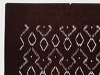 Antique Japanese Katagami Kimono Paper Stencil Katazome Diamond Pattern 4Y691