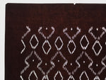 Antique Japanese Katagami Kimono Paper Stencil Katazome Diamond Pattern 4Y691