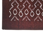 Antique Japanese Katagami Kimono Paper Stencil Katazome Diamond Pattern 4Y691
