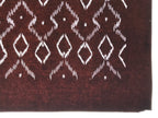 Antique Japanese Katagami Kimono Paper Stencil Katazome Diamond Pattern 4Y691