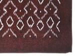 Antique Japanese Katagami Kimono Paper Stencil Katazome Diamond Pattern 4Y691