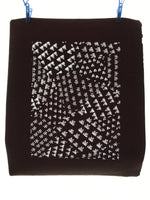 Antique Japanese Katagami Kimono Paper Stencil Katazome Dragonflies Grass 4Y639