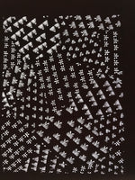 Antique Japanese Katagami Kimono Paper Stencil Katazome Dragonflies Grass 4Y639