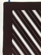 Antique Japanese Katagami Kimono Paper Stencil Katazome Elegant Stripes 4Y612
