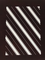 Antique Japanese Katagami Kimono Paper Stencil Katazome Elegant Stripes 4Y612