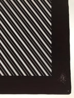 Antique Japanese Katagami Kimono Paper Stencil Katazome Elegant Stripes 4Y615