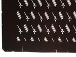 Antique Japanese Katagami Kimono Paper Stencil Katazome Floral Dash Line 4Y705