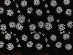 Antique Japanese Katagami Kimono Paper Stencil Katazome Floral Pattern 4Y663