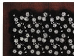 Antique Japanese Katagami Kimono Paper Stencil Katazome Floral Pattern 4Y663