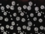 Antique Japanese Katagami Kimono Paper Stencil Katazome Floral Pattern 4Y663