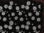 Antique Japanese Katagami Kimono Paper Stencil Katazome Floral Pattern 4Y663