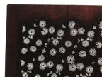 Antique Japanese Katagami Kimono Paper Stencil Katazome Floral Pattern 4Y665