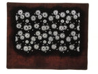 Antique Japanese Katagami Kimono Paper Stencil Katazome Floral Pattern 4Y666