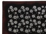 Antique Japanese Katagami Kimono Paper Stencil Katazome Floral Pattern 4Y666