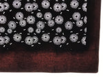 Antique Japanese Katagami Kimono Paper Stencil Katazome Floral Pattern 4Y666