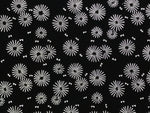 Antique Japanese Katagami Kimono Paper Stencil Katazome Floral Pattern 4Y666