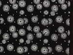 Antique Japanese Katagami Kimono Paper Stencil Katazome Floral Pattern 4Y667