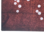 Antique Japanese Katagami Kimono Paper Stencil Katazome Floral Pattern 4Y686