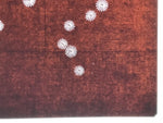 Antique Japanese Katagami Kimono Paper Stencil Katazome Floral Pattern 4Y686