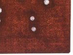 Antique Japanese Katagami Kimono Paper Stencil Katazome Floral Pattern 4Y688