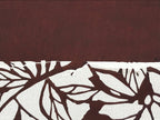 Antique Japanese Katagami Kimono Paper Stencil Katazome Flower Pattern 4Y518