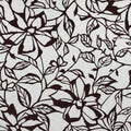 Antique Japanese Katagami Kimono Paper Stencil Katazome Flower Pattern 4Y518