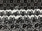 Antique Japanese Katagami Kimono Paper Stencil Katazome Flowers Design 4Y573