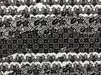 Antique Japanese Katagami Kimono Paper Stencil Katazome Flowers Design 4Y573