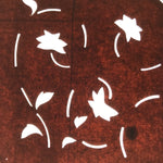 Antique Japanese Katagami Kimono Paper Stencil Katazome Flowers Karakusa 4Y634