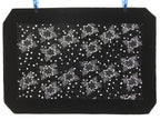 Antique Japanese Katagami Kimono Paper Stencil Katazome Flowers Leaves 4Y569