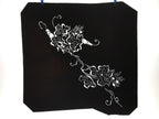 Antique Japanese Katagami Kimono Paper Stencil Katazome Flowers Leaves 4Y583