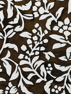 Antique Japanese Katagami Kimono Paper Stencil Katazome Flowers Pattern 4Y545