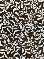 Antique Japanese Katagami Kimono Paper Stencil Katazome Flowers Pattern 4Y545
