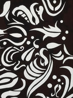 Antique Japanese Katagami Kimono Paper Stencil Katazome Flowers Plants 4Y541
