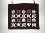 Antique Japanese Katagami Kimono Paper Stencil Katazome Flowers Shippo 4Y609