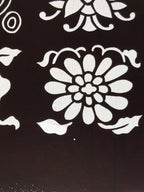 Antique Japanese Katagami Kimono Paper Stencil Katazome Flowers Shippo 4Y610